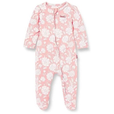 гащеризон,детски,облекла,за,момичета,levi´s,®,floral,footed,jumpsuit,pink,(pink,icing)