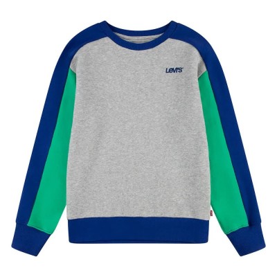 блуза,детски,блузи,levi´s,®,logo,colorblock,sweatshirt,peche,(grey)