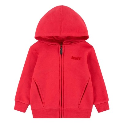 блуза,детски,блузи,levi´s,®,logo,full,zip,sweatshirt,chrysanthemum,(red)