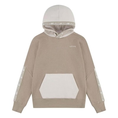 суичър,детски,блузи,levi´s,®,logo,taping,pullover,hoodie,rainy,day,(beige)