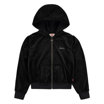 суичър,детски,блузи,levi´s,®,meet&greet,velour,hoodie,black,(caviar)