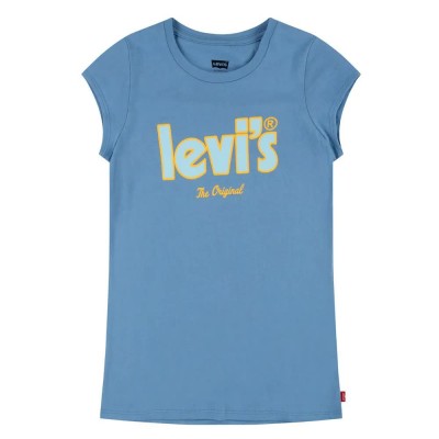 тениска,детски,тениски,levi´s,®,poster,logo,sleeveless,t,shirt,blue,(blue)