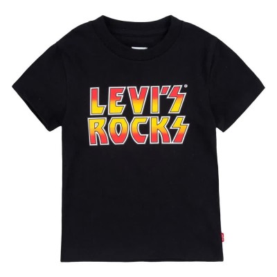 тениска,детски,тениски,levi´s,®,rocks,short,sleeve,t,shirt,black,(black)