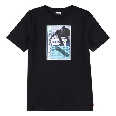 детска,тениска,детски,тениски,levi´s,®,skater,boy,short,sleeve,t,shirt,black,(black)