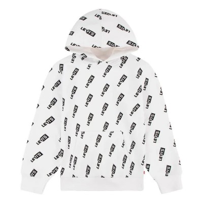 блуза,детски,блузи,levi's®,split,boxtab,logo,sweatshirt,white