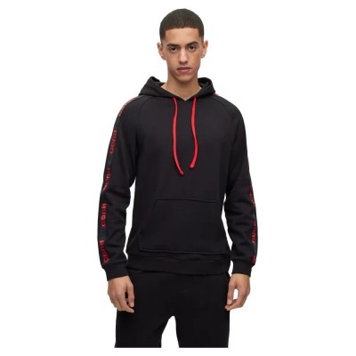 суичър,мъжки,пуловери,hugo,sporty,logo,10251705,hoodie,black,(black,black)