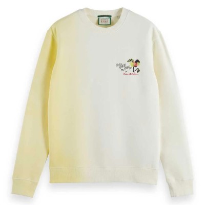блуза,мъжки,пуловери,scotch,&,soda,174496,sweatshirt,beige,(off,white)