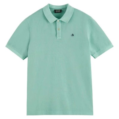 мъжки,блузи,с,яка,scotch,&,soda,garment,short,sleeve,polo,green,(absinthe)