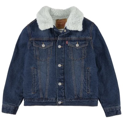яке,детски,якета,и,палта,levi´s,®,sherpa,trucker,jacket,blue,(garland)