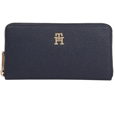 портфейли,и,портмонета,tommy,hilfiger,emblem,large,za,woman,wallet,blue,(space,blue)