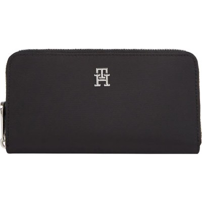 портфейли,и,портмонета,tommy,hilfiger,poppy,large,za,wallet,black,(black)