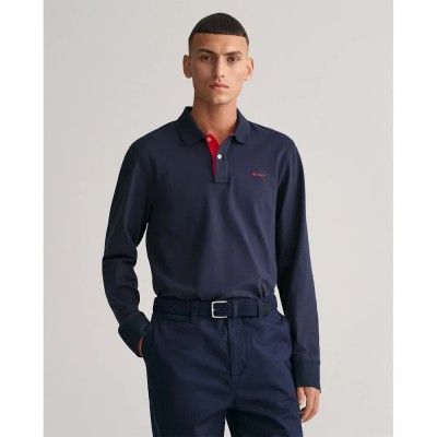 мъжки,блузи,с,яка,gant,reg,contrast,rugger,long,sleeve,polo,blue,(evening,blue)