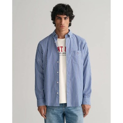 риза,с,дълъг,ръкав,мъжки,ризи,gant,reg,stripe,long,sleeve,shirt,blue,(college,blue)