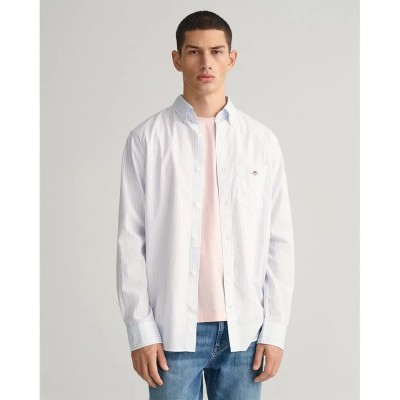 риза,с,дълъг,ръкав,мъжки,ризи,gant,reg,stripe,long,sleeve,shirt,light,blue,(blue)
