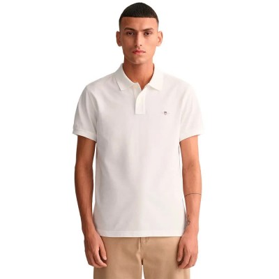 мъжки,блузи,с,яка,gant,slim,shield,short,sleeve,polo,white