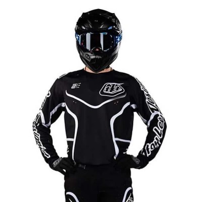 блуза,с,дълъг,ръкав,мъжки,тениски,дамски,тениски,troy,lee,designs,se,pro,radian,long,sleeve,jersey,black,(black)