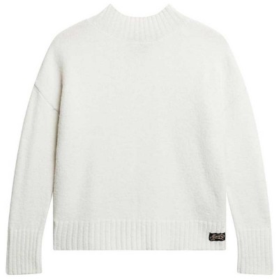 блуза,дамски,пуловери,дамски,плетени,дрехи,superdry,essential,turtle,neck,sweater,white