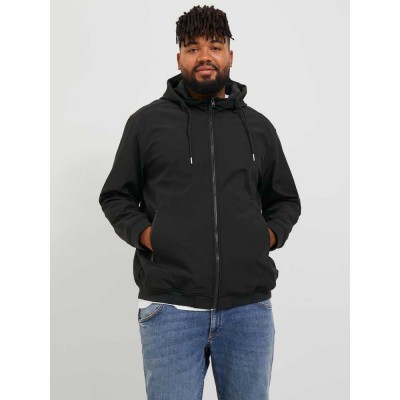 яке,мъжки,якета,jack,&,jones,basic,softshell,plus,lightweight,jacket,black