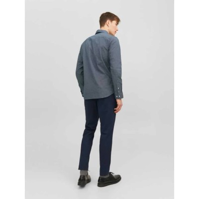 риза,с,дълъг,ръкав,мъжки,ризи,jack,&,jones,blablackpool,stretch,long,sleeve,shirt,blue