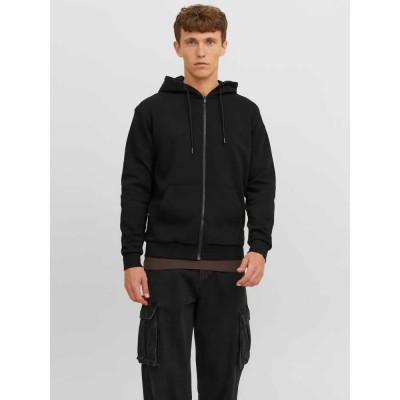 блуза,мъжки,пуловери,jack,&,jones,bradley,full,zip,sweatshirt,black