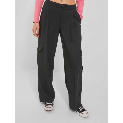 панталони,дамски,панталони,jack,&,jones,mary,jjxx,cargo,pants,black,(black)