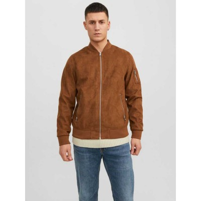 яке,мъжки,якета,jack,&,jones,rocky,faux,suede,bomber,jacket,brown