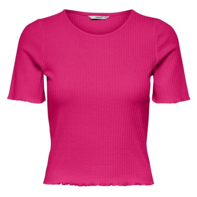 тениска,дамски,тениски,only,emma,short,sleeve,t,shirt,pink,(fuchsia,purple)