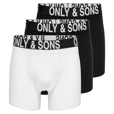 боксерки,мъжко,бельо,only,&,sons,fitz,wb,bold,boxers,3,units,multicolor,(black,detail,2,black,1,white)