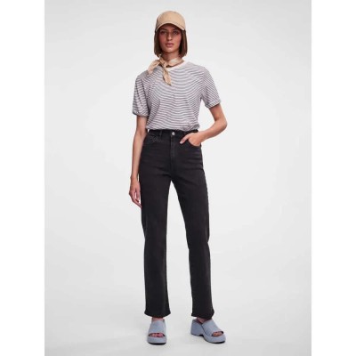 дънки,дамски,панталони,pieces,kelly,straight,fit,bl102,high,waist,jeans,black,(black)