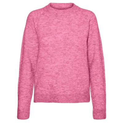блуза,дамски,пуловери,дамски,плетени,дрехи,vero,moda,filuca,sweater,sachet,pink,detail,melange,(pink)