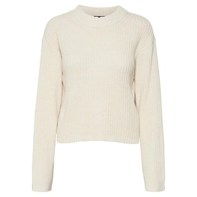 блуза,дамски,пуловери,дамски,плетени,дрехи,vero,moda,hilde,sweater,beige,(birch)