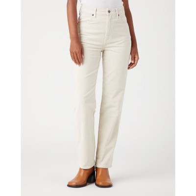 дънки,дамски,панталони,wrangler,mom,straight,fit,jeans,beige