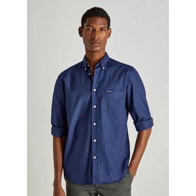 риза,с,дълъг,ръкав,мъжки,ризи,façonnable,club,bd,spw,poplin,long,sleeve,shirt,blue,(marine,blue)