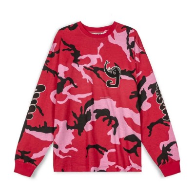 тениска,мъжки,тениски,дамски,тениски,grimey,all,over,print,tusker,temple,long,sleeve,t,shirt,pink,(red)