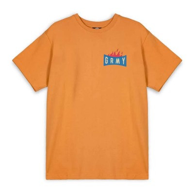 тениска,мъжки,тениски,grimey,the,cuban,linx,regular,short,sleeve,t,shirt,orange,(orange)