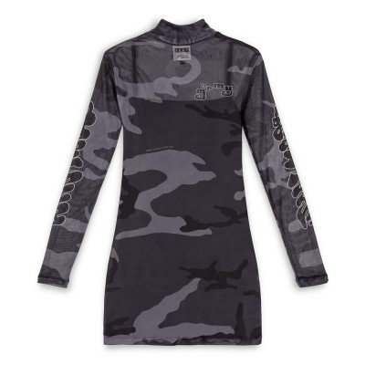 рокля,дамски,поли,и,рокли,grimey,tusker,temple,micro,mesh,long,sleeve,short,dress