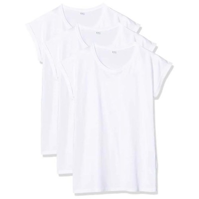тениска,дамски,тениски,build,your,brand,by021a,short,sleeve,t,shirt,3,units,white,white,white,(white)