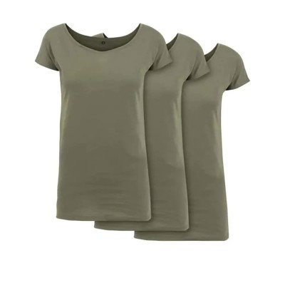 тениска,дамски,тениски,build,your,brand,by039b,short,sleeve,t,shirt,3,units,green,(olive)