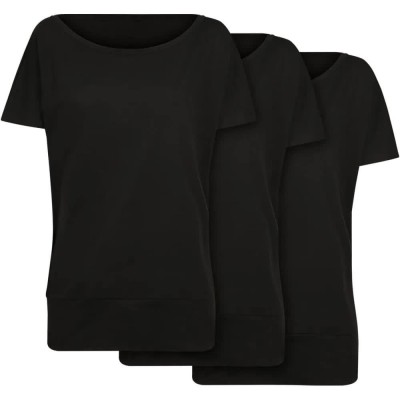 тениска,дамски,тениски,build,your,brand,by108b,short,sleeve,t,shirt,3,units,black,(black)