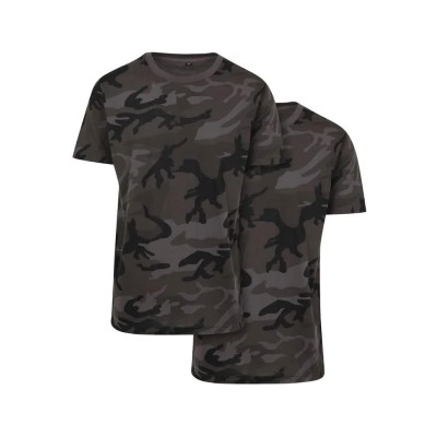 тениска,мъжки,тениски,build,your,brand,by109a,short,sleeve,t,shirt,2,units,brown,(dark,camo)