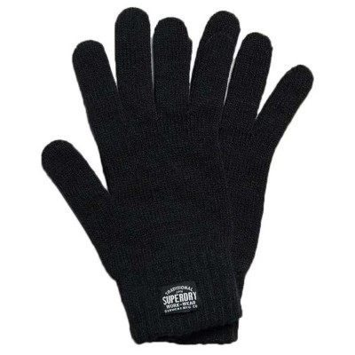 ръкавици,ръкавици,шапки,и,шалове,superdry,classic,knitted,gloves,new,jet,black,(black)
