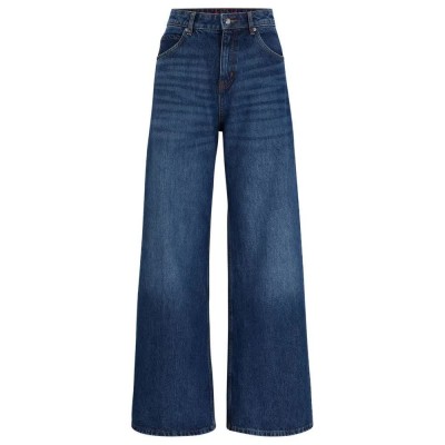 дънки,дамски,панталони,hugo,galeva,jeans,medium,blue,(blue)