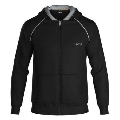 блуза,мъжки,пуловери,boss,50515350,full,zip,sweatshirt,black