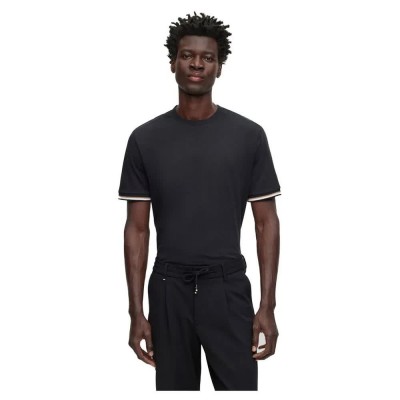 тениска,мъжки,тениски,boss,thompson,10236129,short,sleeve,t,shirt,black,(black)