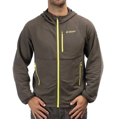 блуза,мъжки,пуловери,klim,highline,full,zip,sweatshirt,grey,(asphalt,fluo,yellow)