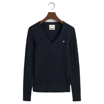 блуза,дамски,пуловери,дамски,плетени,дрехи,gant,4800101,sweater,evening,blue,(blue)