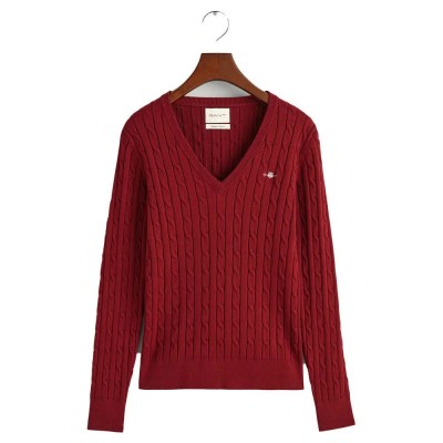 блуза,дамски,пуловери,дамски,плетени,дрехи,gant,4800101,sweater,red