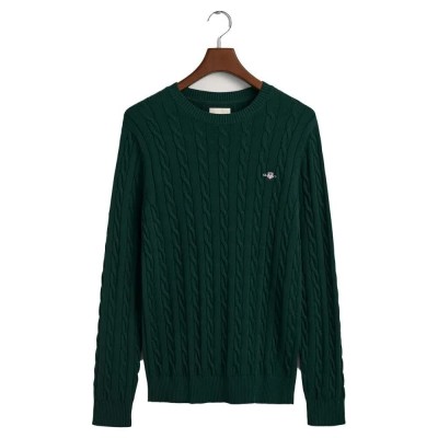 блуза,мъжки,пуловери,gant,cable,sweater,tartan,green,(green)