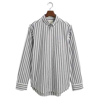 риза,с,дълъг,ръкав,мъжки,ризи,gant,reg,stripe,long,sleeve,shirt,classic,blue,(blue,grey)