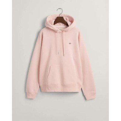 суичър,дамски,блузи,gant,rel,shield,hoodie,pink,(faded,pink)